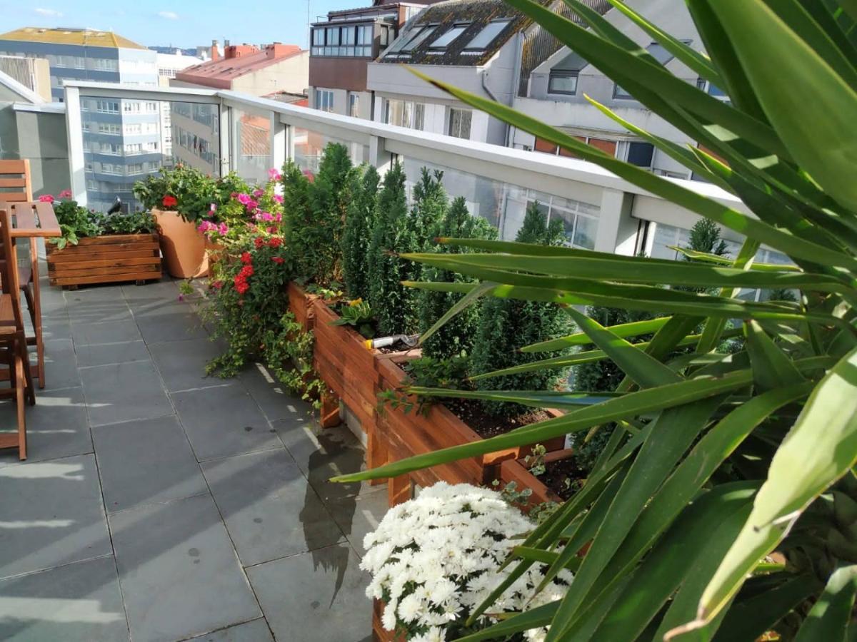 Penthouse With Terrace And Views Near Oza'S Beach Apartamento Corunha Exterior foto